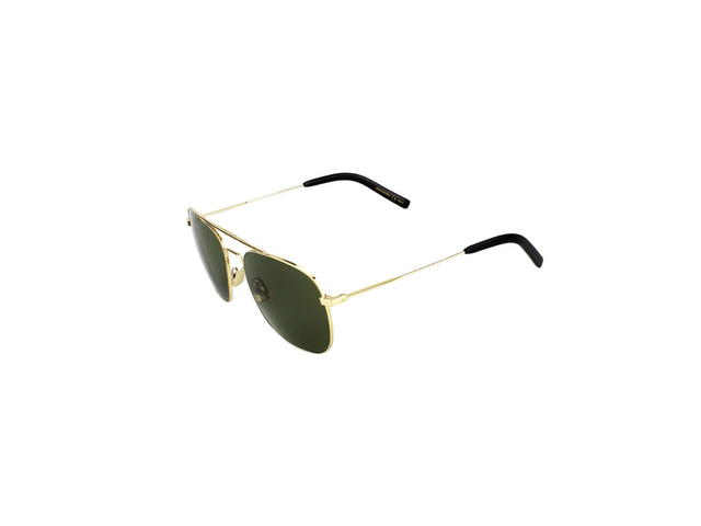 Saint Laurent Saint Laurent SL 86 Sunglasses In Gold Metal Frames And Green Lenses - view 5