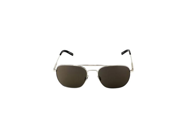 Saint Laurent Saint Laurent SL 86 Sunglasses In Silver Metal Frames And Brown Lenses - view 2