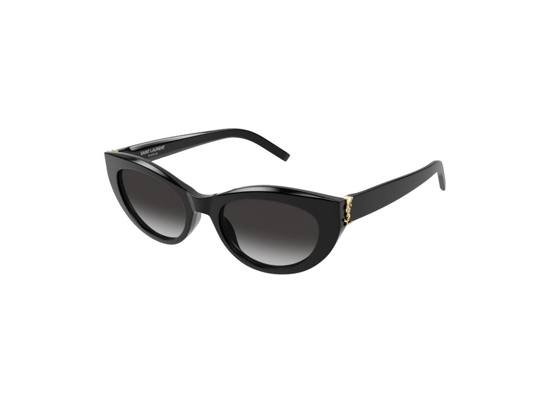 Saint Laurent Saint Laurent SL M115 Sunglasses In Cat-Eye Frames And Black Grey Lenses Black