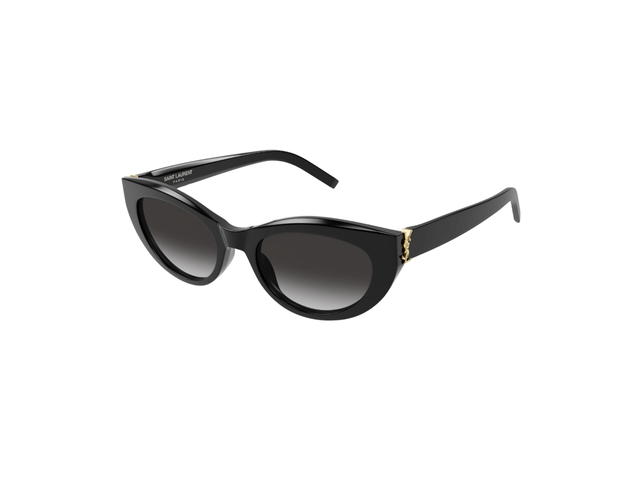 Saint Laurent Saint Laurent SL M115 Sunglasses In Cat-Eye Frames And Black Grey Lenses Black - view 1