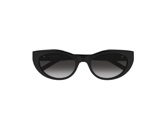 Saint Laurent Saint Laurent SL M115 Sunglasses In Cat-Eye Frames And Black Grey Lenses Black - view 2