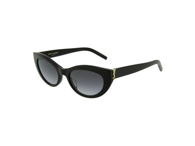 Saint Laurent Saint Laurent SL M115 Sunglasses In Cat-Eye Frames And Grey Lenses Black - view 1