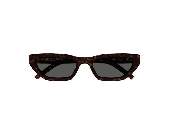 Saint Laurent Saint Laurent SL M126 Sunglasses In Acetate Frames And Grey Lenses Havana Brown - view 2