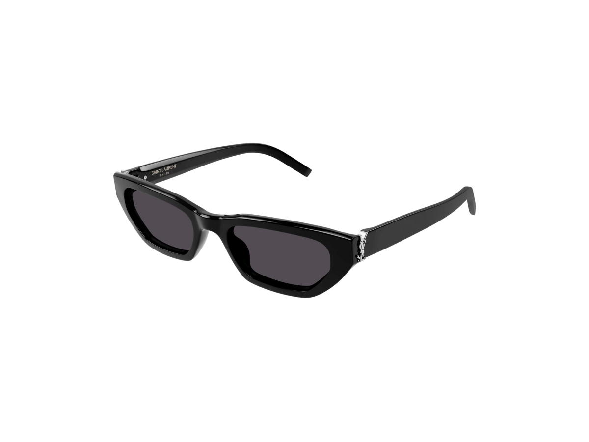 Saint Laurent Saint Laurent SL M126 Sunglasses In Acetate Frames And Nylon Lenses Black