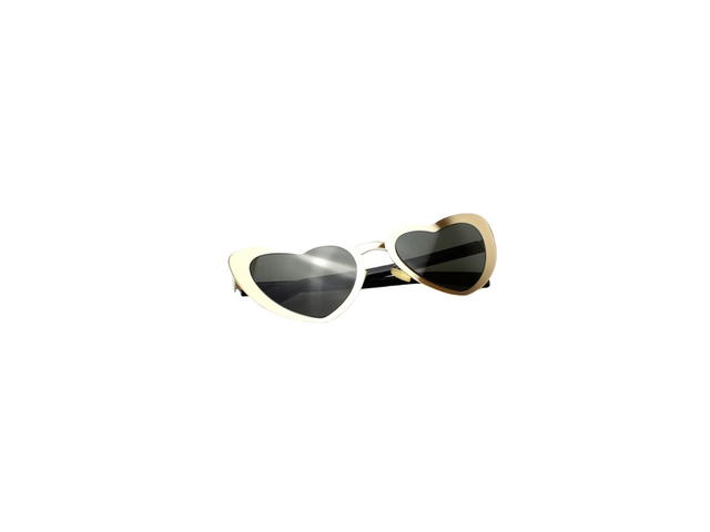 Saint Laurent Saint Laurent SL196 LOULOU Sunglasses In Stainless Steel Frames And Grey Lenses - view 6