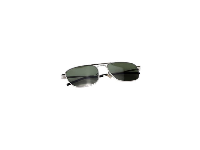 Saint Laurent Saint Laurent SL309 Sunglasses In Silver Metal Frames And Green Lenses - view 6