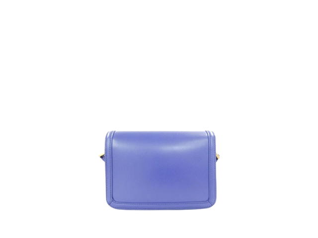 Saint Laurent Saint Laurent Solferino Small Satchel GHW In Box Saint Laurent Leather With Bronze-Toned Metal Hardware Blue - view 2
