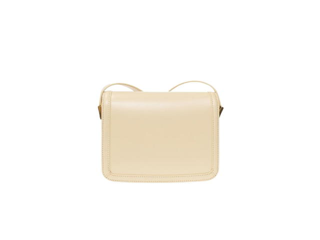 Saint Laurent Saint Laurent Solferino Small Satchel In Box Saint Laurent Leather With Bronze-Toned Metal Hardware Cream - view 2