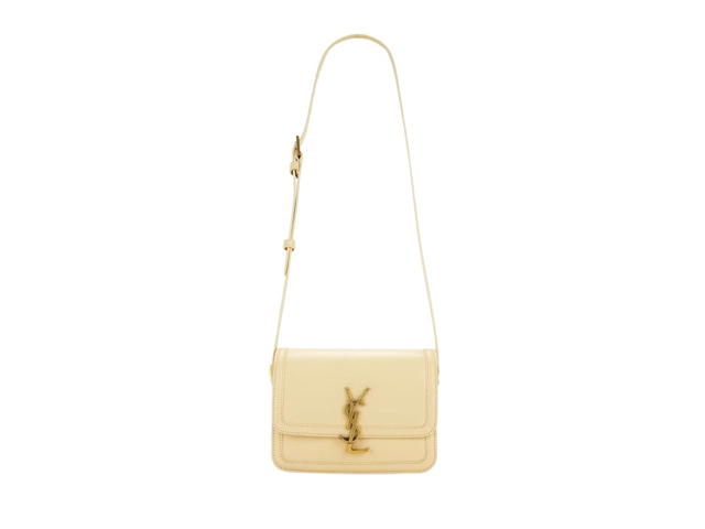 Saint Laurent Saint Laurent Solferino Small Satchel In Box Saint Laurent Leather With Bronze-Toned Metal Hardware Cream - view 3