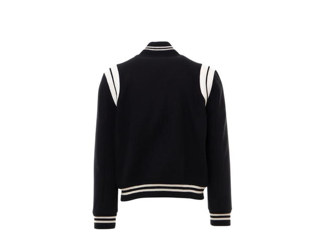 Saint Laurent Saint Laurent Teddy Bomber Jacket Black - view 2
