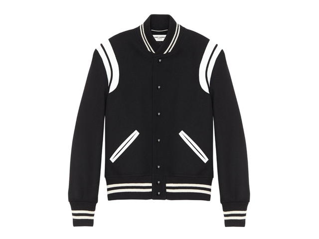 Saint Laurent Saint Laurent Teddy In Wool Black And White - view 1
