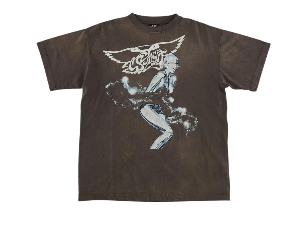 Saint SAINT Mxxxxxx x Hajime Sorayama T-Shirt Faded Black