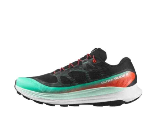 Salomon Salomon Ultra Glide 2 Black Electric Green Cherry Tomato - view 2
