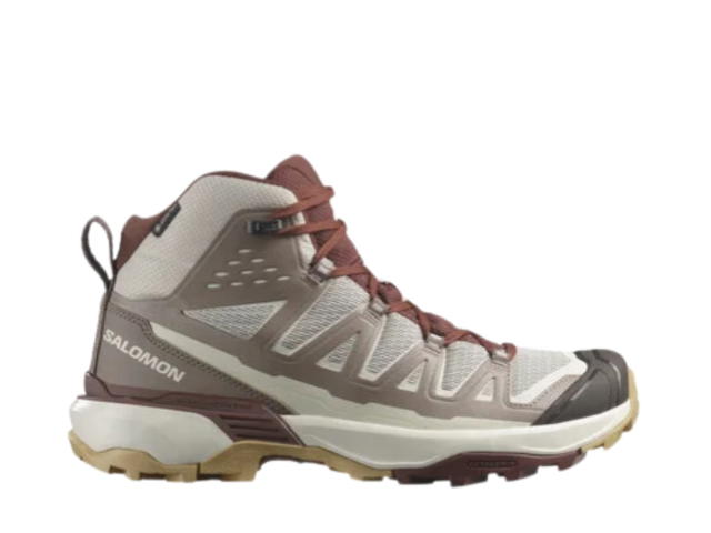Salomon Salomon X Ultra 360 Edge Mid Gore-Tex Silver Cloud Iron Rum Raisin (W) - view 1