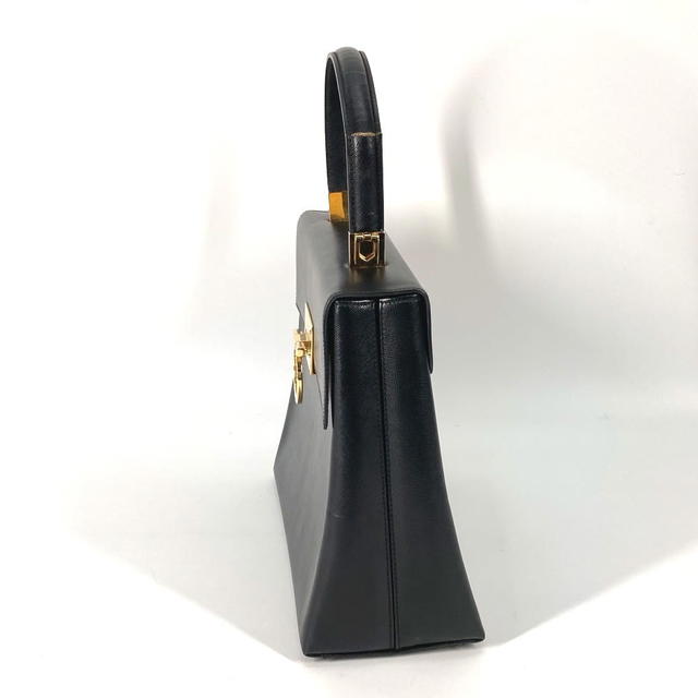 Ferragamo SALVATORE FERRAGAMO 2 WAY Gancini Shoulder Bag Hand Bag Black Leather - view 3