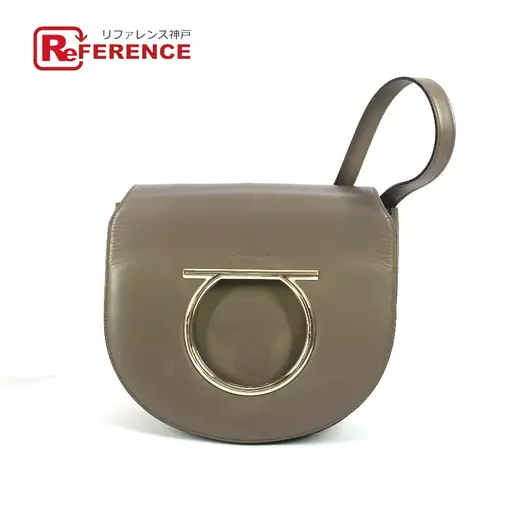 Buy Salvatore Ferragamo 2WAY Clutch bag Large Gancini logo Pochette Shoulder Bag at Sasom – Authentic and Ready to Ship