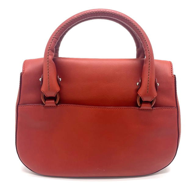 Ferragamo Salvatore Ferragamo 7899  Hand Bag Leather / Wood Red - view 2