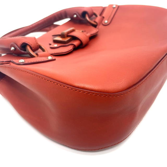 Ferragamo Salvatore Ferragamo 7899  Hand Bag Leather / Wood Red - view 3