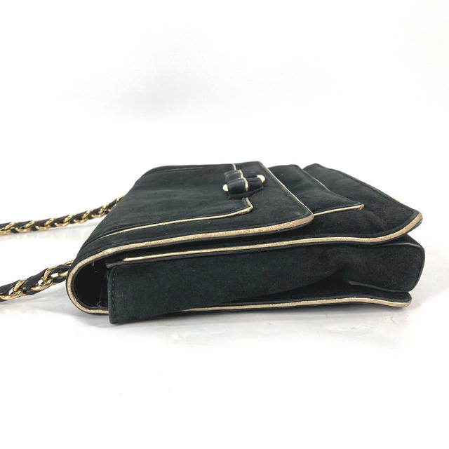 Ferragamo Salvatore Ferragamo Crossbody bag Chain bag Vala Ribbon Shoulder Bag Black/Gold - view 4