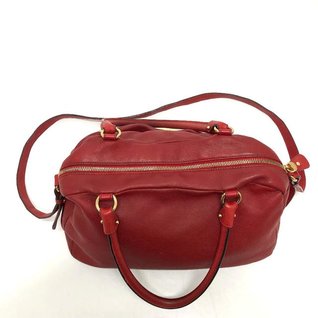 Ferragamo Salvatore Ferragamo DH-21C335 Vala Ribbon/Crossbody 2WAY Hand Bag Leather Red - view 3