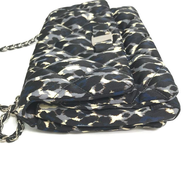 Ferragamo Salvatore Ferragamo E834 Vala Ribbon Leopard Chain Shoulder Bag - view 3
