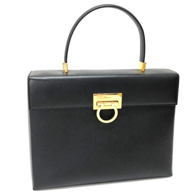 Ferragamo SALVATORE FERRAGAMO Gancini 2 WAY Bag Shoulder Bag Hand Bag Black - view 1