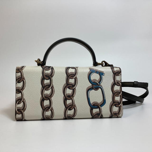 Ferragamo Salvatore Ferragamo Gancini 2WAY Shoulder Bag Hand Bag Leather White - view 2