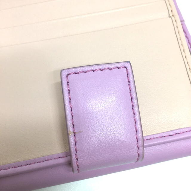 Ferragamo Salvatore Ferragamo Gancini  Folded wallet Leather purple - view 4
