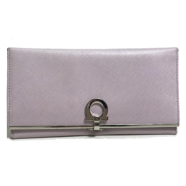 Ferragamo SALVATORE FERRAGAMO Gancini Logo Hardware Bifold Long Wallet - view 1