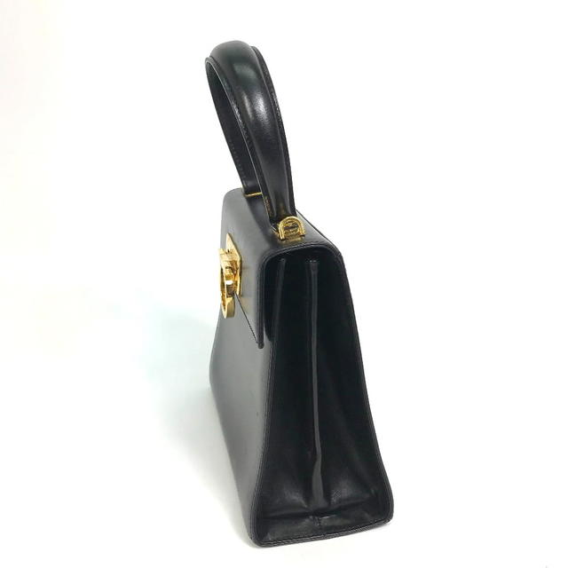 Ferragamo SALVATORE FERRAGAMO Gancini Shoulder Bag Hand Bag 2 way bag Leather Black - view 3