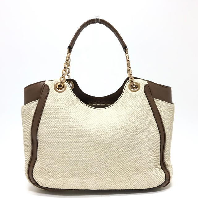 Ferragamo Salvatore Ferragamo Gancini shoulder bag Tote Bag Beige/GoldHardware - view 3