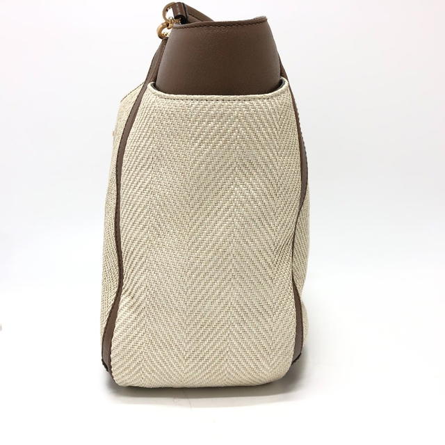 Ferragamo Salvatore Ferragamo Gancini shoulder bag Tote Bag Beige/GoldHardware - view 4