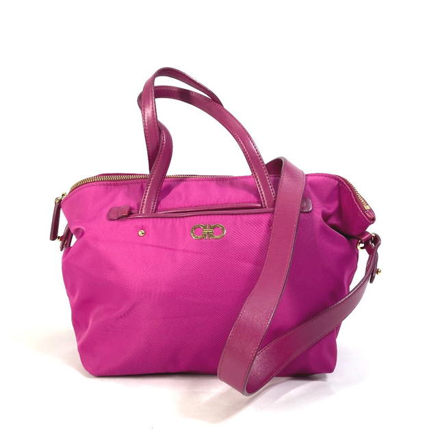 Ferragamo Salvatore Ferragamo Gancini Tote Bag 2WAY Shoulder Bag Hand Bag - view 2