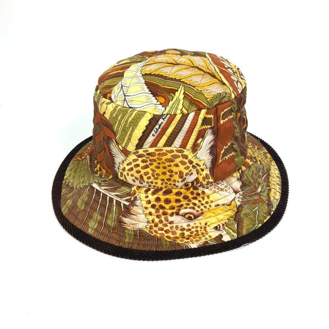 Ferragamo Salvatore Ferragamo Leopard leopard Animal Quilted hat hat polyester Multicolore - view 1