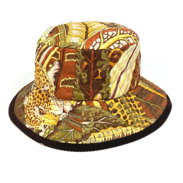 Ferragamo Salvatore Ferragamo Leopard leopard Animal Quilted hat hat polyester Multicolore - view 3