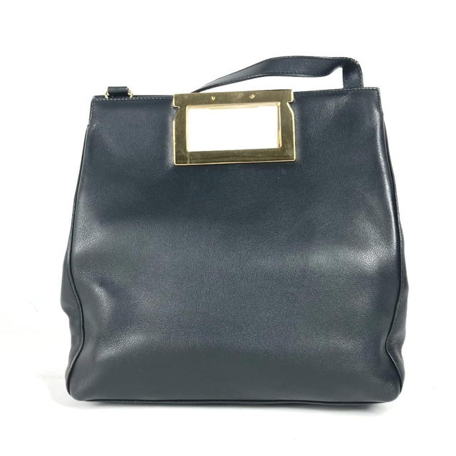 Ferragamo Salvatore Ferragamo Logo metal handle 2-way bag Handbag Shoulder Bag - view 3