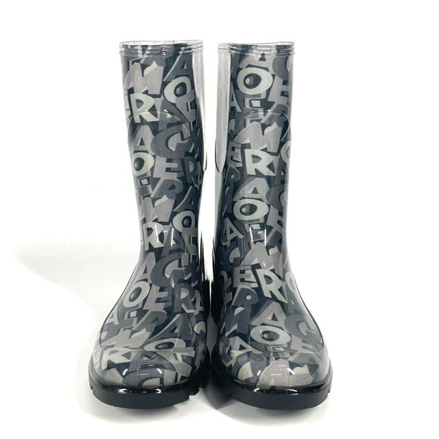 Ferragamo Salvatore Ferragamo logo Rain boots, boots, shoes Rain shoes rubber gray Unused - view 3