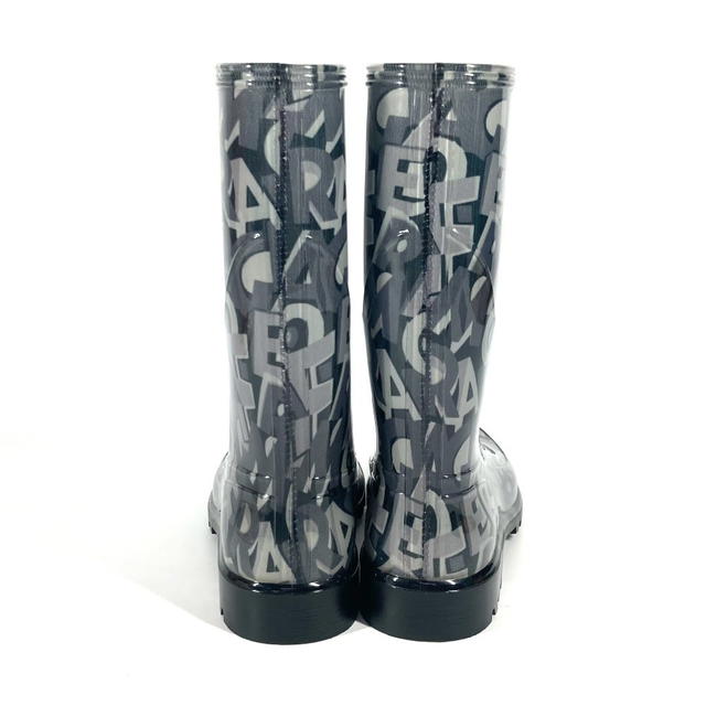 Ferragamo Salvatore Ferragamo logo Rain boots, boots, shoes Rain shoes rubber gray Unused - view 4
