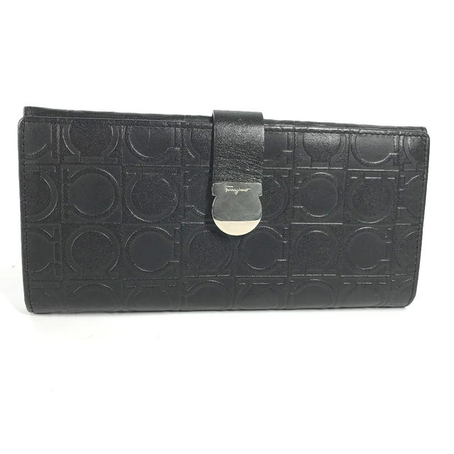 Ferragamo Salvatore Ferragamo Long wallet Gancini Total Pattern Two fold Long Wallet - view 2