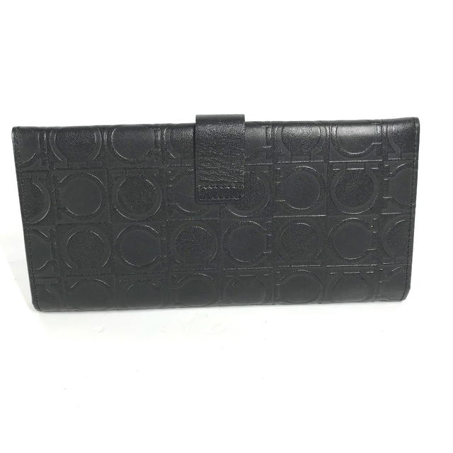 Ferragamo Salvatore Ferragamo Long wallet Gancini Total Pattern Two fold Long Wallet - view 3