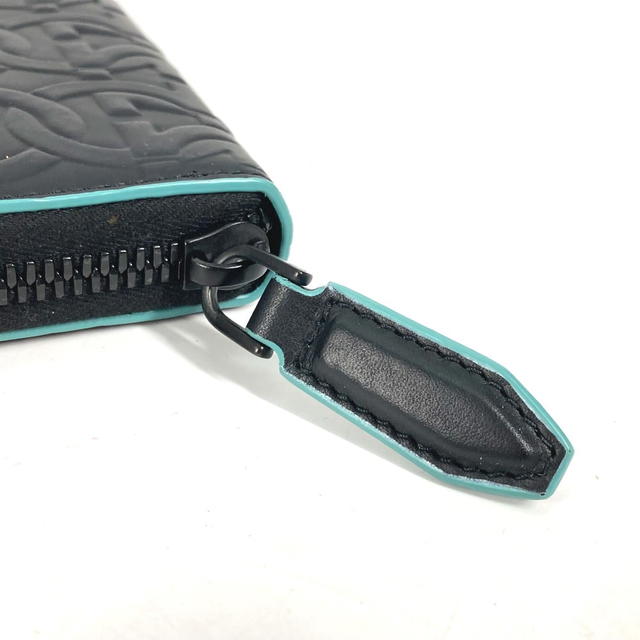 Ferragamo Salvatore Ferragamo Long wallet Gancini Zip Around Long Wallet Black/Light blue - view 4