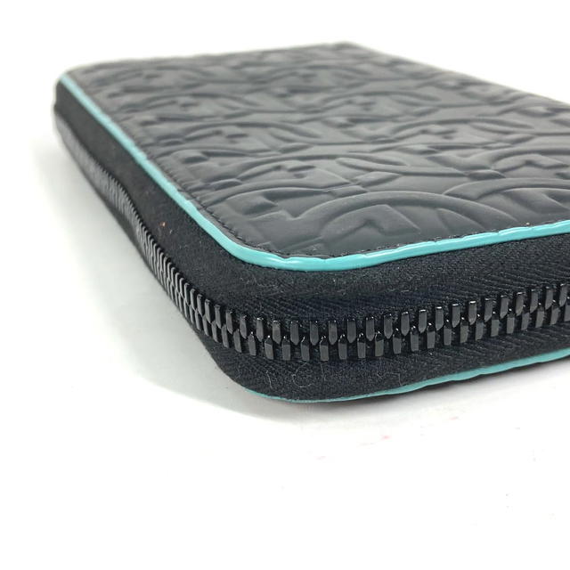 Ferragamo Salvatore Ferragamo Long wallet Gancini Zip Around Long Wallet Black/Light blue - view 5