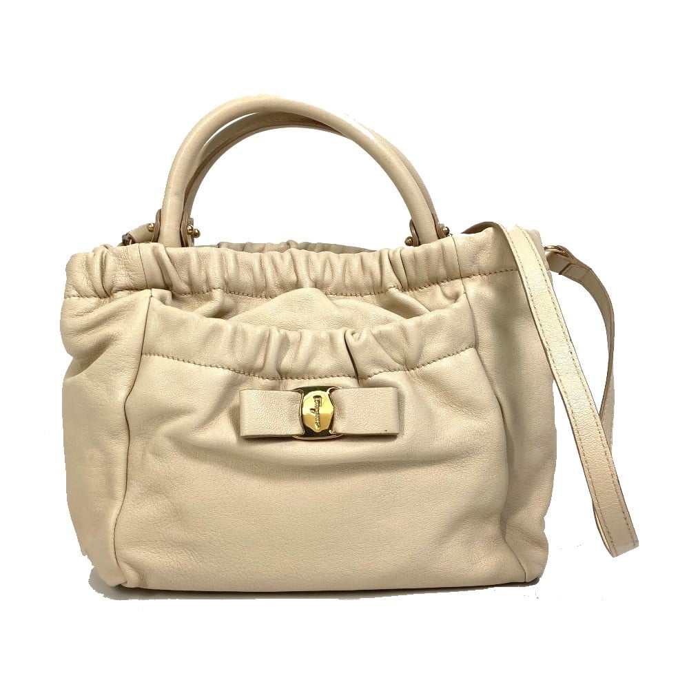 Ferragamo Salvatore Ferragamo Vala Georgette 2WAY Shoulder Bag Hand Bag
