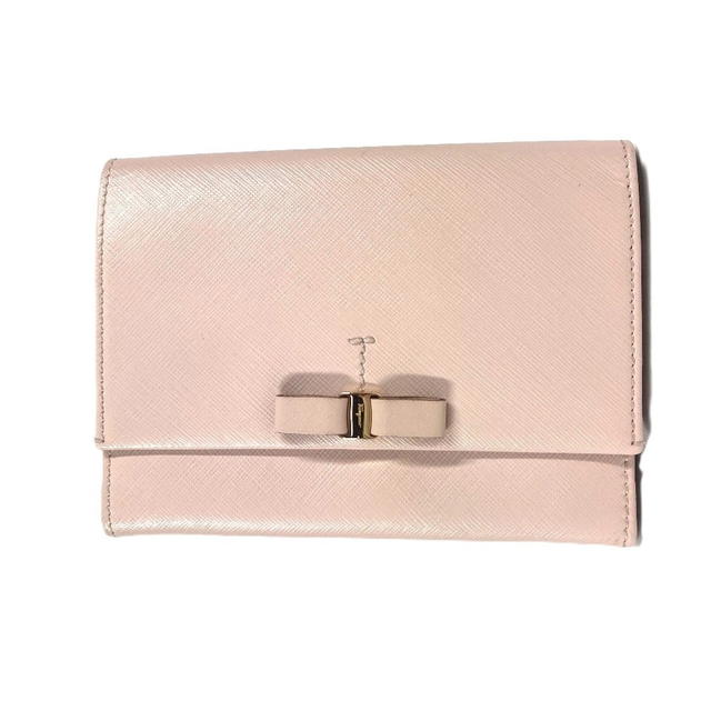 Ferragamo Salvatore Ferragamo With strap Vara Ribbon Pouch Flap Clutch bag Leather pink - view 2