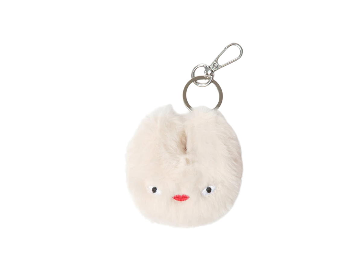 Buy Samo Ondoh Tokiyom Keychain Eco Fur Ivory at Sasom – Authentic and Ready to Ship