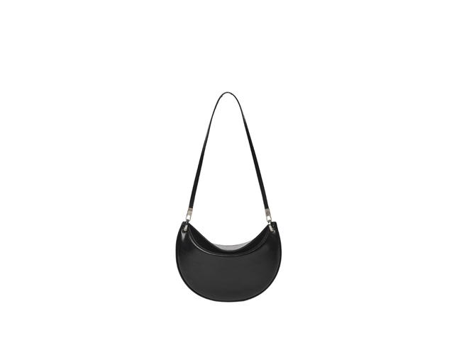 Samo Ondoh Samo Ondoh Apple Bag S Crinkle In Microfiber Leather Black - view 1