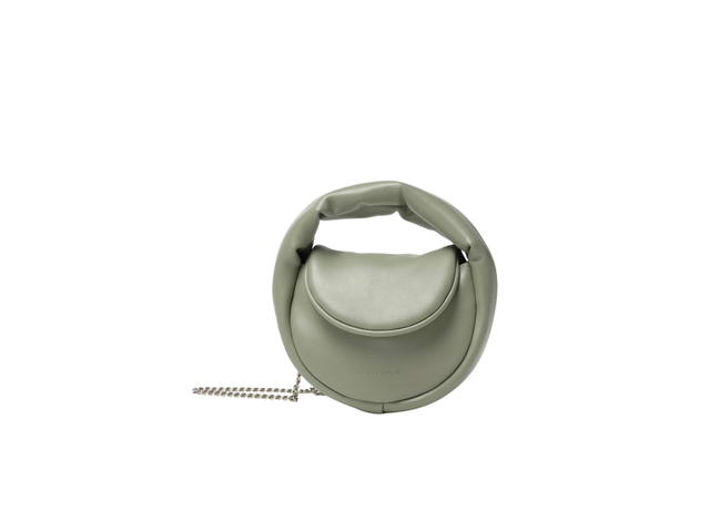 Samo Ondoh Samo Ondoh Flap Mug Bag Mini In Lambskin Mint Grey - view 1