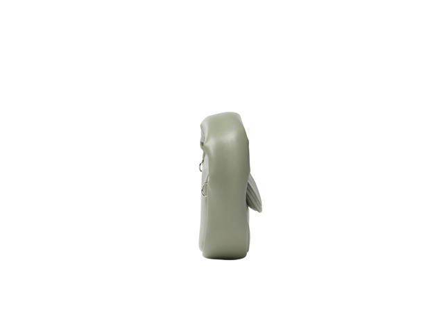 Samo Ondoh Samo Ondoh Flap Mug Bag Mini In Lambskin Mint Grey - view 3