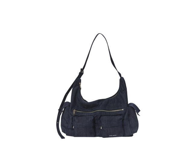 Samo Ondoh Samo Ondoh Pocket Mug Bag L In Cotton-Poly Raw Denim - view 1