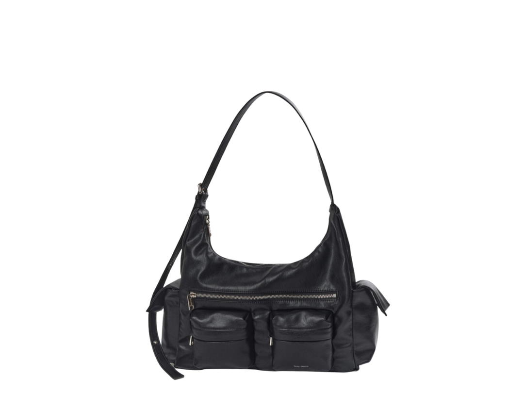 Samo Ondoh Samo Ondoh Pocket Mug Bag L In Nappa Leather Black